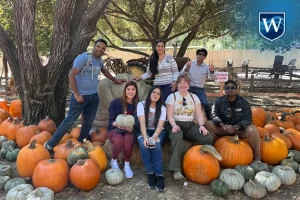 Westcliff University Student Life trip to the Pumpkin Patch, Irvine, CA