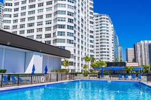 Westcliff University in Miami, FL - pool deck