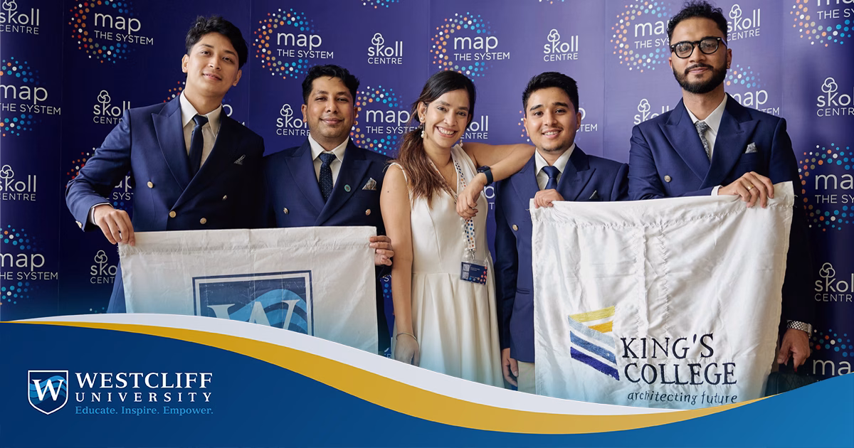From Kathmandu to Oxford: King’s College Nepal Shines at Map the System 2025
