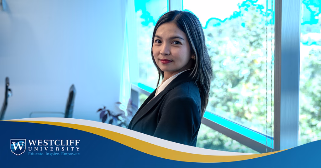 Paulene Gabuten, U.S. Army veteran and Westcliff University’s Military Outreach Advisor, helps fellow veterans navigate education benefits and start new tech careers.