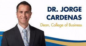 Dr. Jorge Cardenas, Dean of the College of Business at Westcliff University