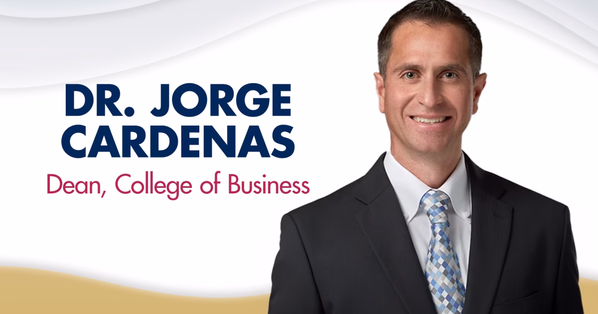 Dr. Jorge Cardenas, Dean of the College of Business at Westcliff University